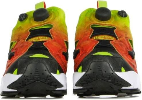 Reebok Zwart Wit Rood Lage Top Sneakers Multicolor Heren