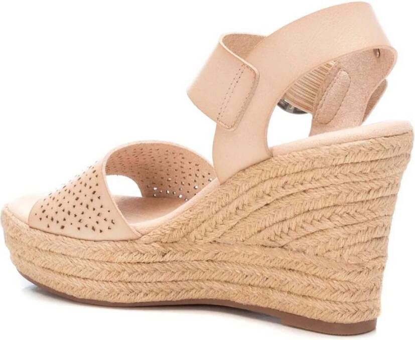 Refresh Esparto wedges Beige Dames