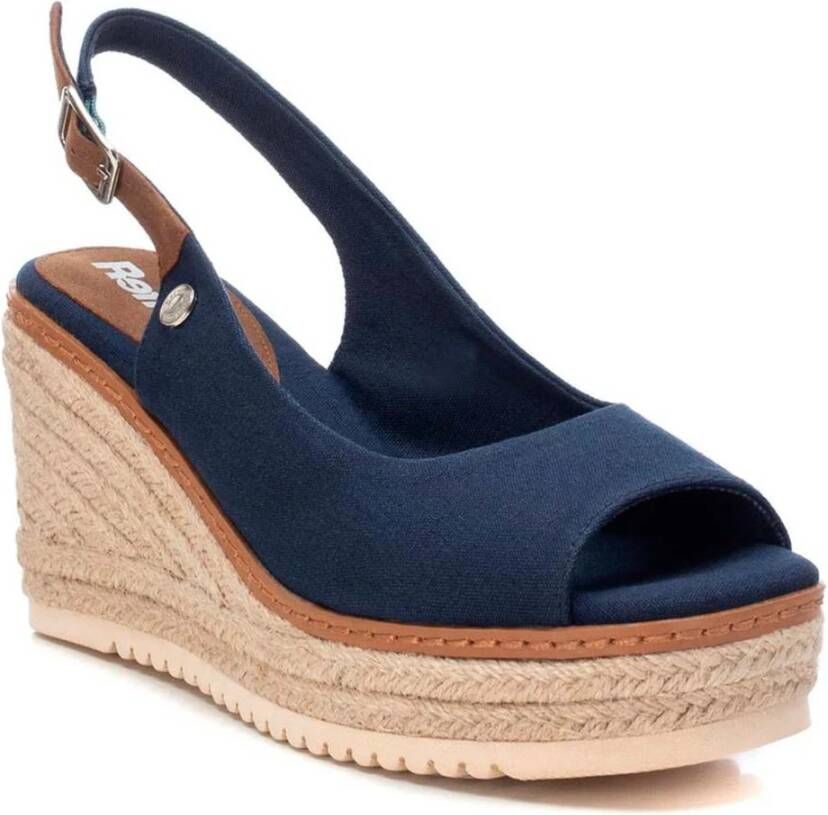 Refresh Esparto wedges Blue Dames