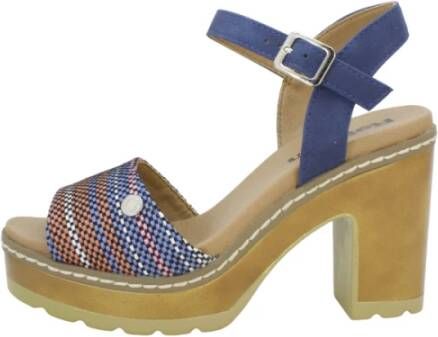 Refresh High Heel Sandals Blauw Dames