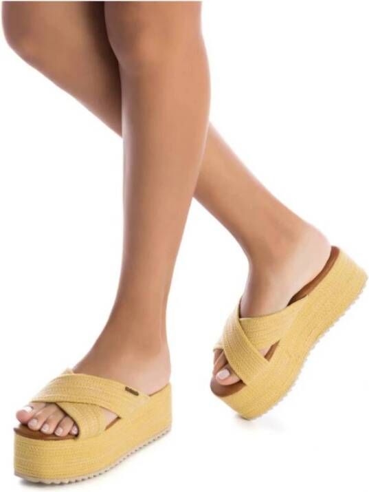 Refresh Elegante Wedges voor Moderne Vrouwen Yellow Dames