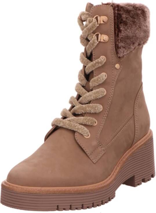 Regarde le Ciel Bruine veterlaars met hak voor dames Brown Dames