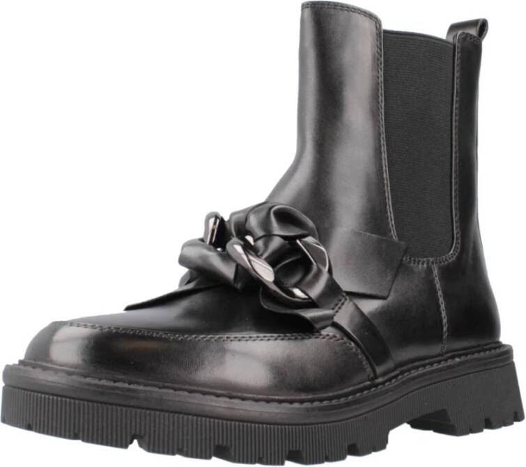 Regarde le Ciel Klassieke Chelsea Boots voor vrouwen Black Dames