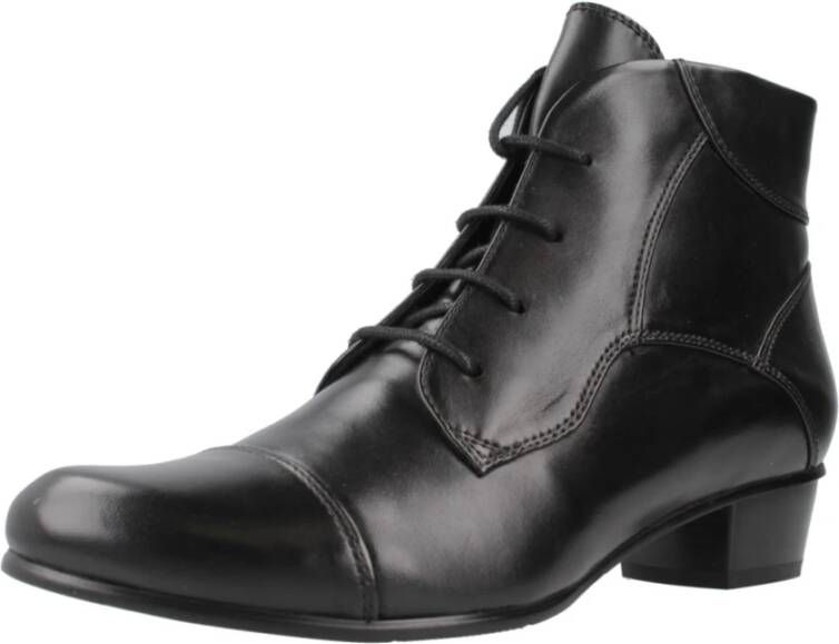 Regarde le Ciel Stijlvolle Cowboy Laarzen voor Vrouwen Black Dames