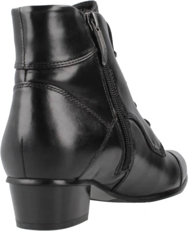 Regarde le Ciel Stijlvolle Cowboy Laarzen voor Vrouwen Black Dames