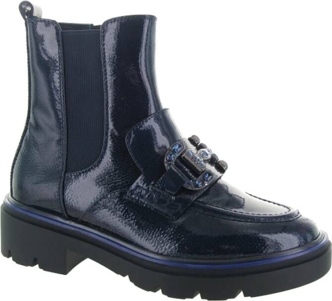 Regarde le Ciel Stijlvolle Ginevra 04 Schoenen Blue Dames