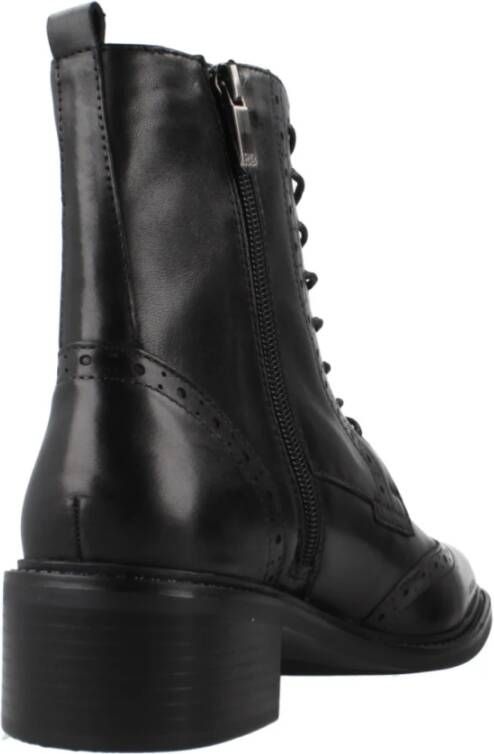 Regarde le Ciel Stijlvolle Veterschoenen Black Dames