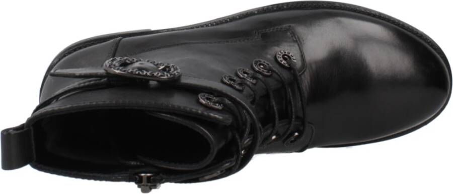 Regarde le Ciel Stijlvolle Veterschoenen Black Dames