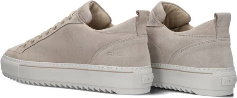 Rehab Beige Suède Heren Lage Sneakers Beige Heren