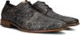 Rehab Elegante zwarte leren schoenen Greg Matrix Black Heren - Thumbnail 9