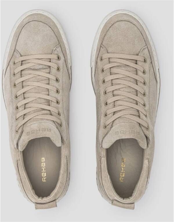 Rehab Suede Crash Sneakers Beige Heren