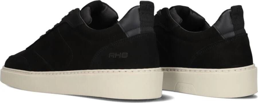 Rehab Zwarte Lage Top Sneakers Oliver Black Heren