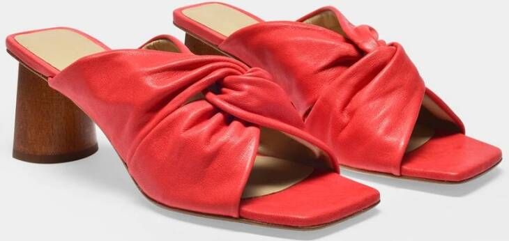 Rejina Pyo Heeled Mules Rood Dames