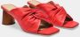 Rejina Pyo Heeled Mules Rood Dames - Thumbnail 2