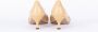 ReLac Stijlvolle Leren Pumps in Chanel Kleur Beige Dames - Thumbnail 5