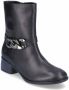 Remonte black casual closed booties Zwart Dames - Thumbnail 8