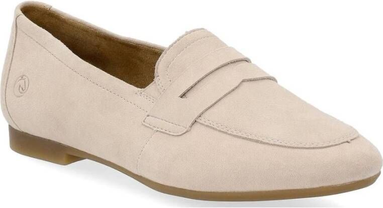 Remonte Beige Casual Gesloten Loafers Vrouwen Beige Dames