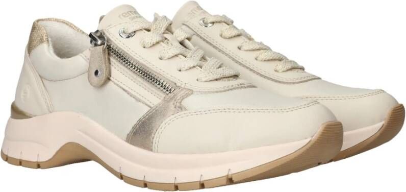 Remonte Beige Sneaker met Zachte Voering en Versterkte Ondersteuning Beige Heren