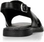 Remonte black casual open sandals Zwart Dames - Thumbnail 7