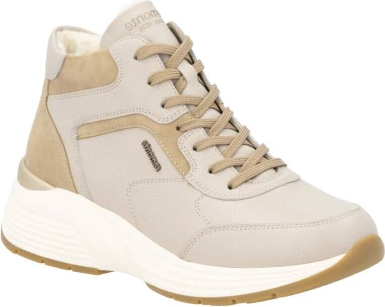 Remonte Casual Beige Gesloten Dames Enkellaarsjes Beige Dames