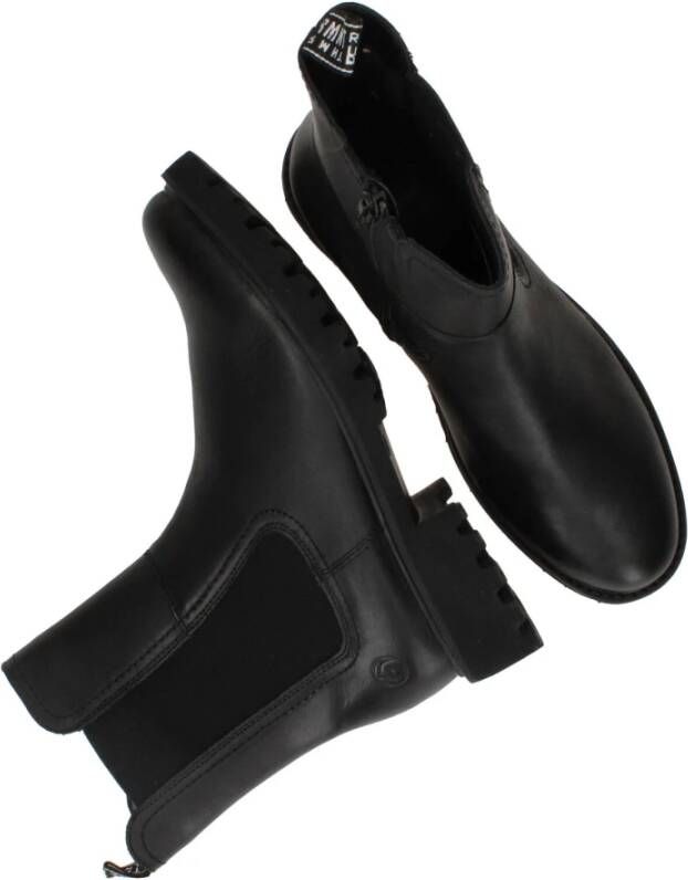 Remonte Comfortabele Leren Chelsea Boot Black Dames