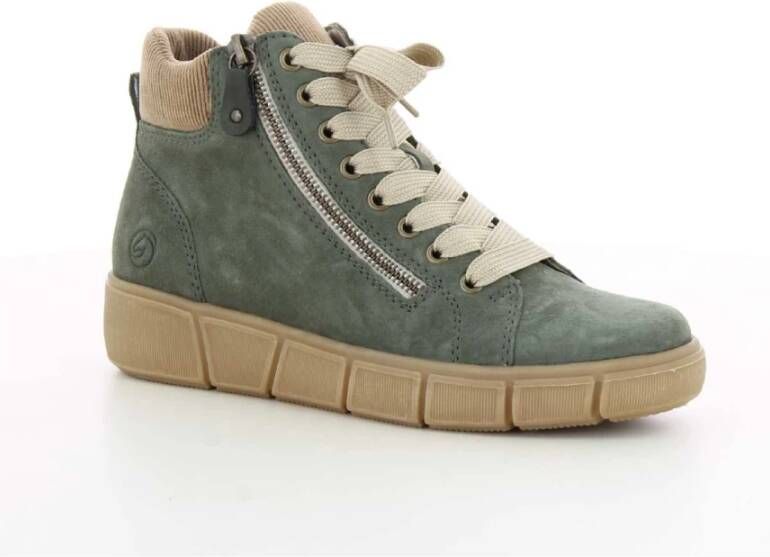 Remonte Dames Khaki Schoenen Stijlvol Model Green Dames