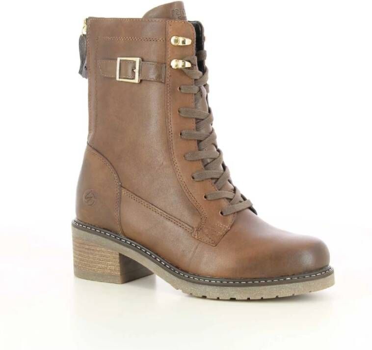 Remonte Damesschoenen in cognac kleur Brown Dames