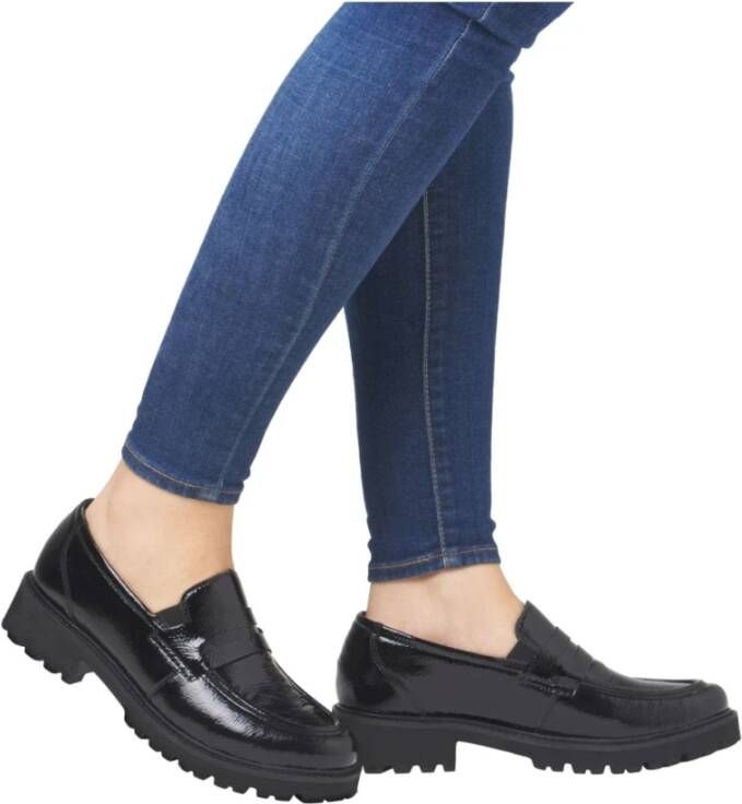 Remonte Elegante Zwarte Gesloten Loafers Damesschoenen Black Dames