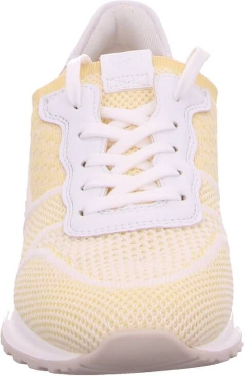 Remonte Gele Veterschoen Gebreide Sneaker Yellow Heren