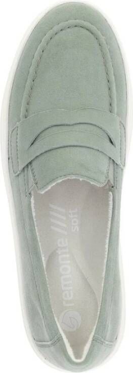 Remonte Groene Casual Gesloten Loafers Vrouwen Green Dames