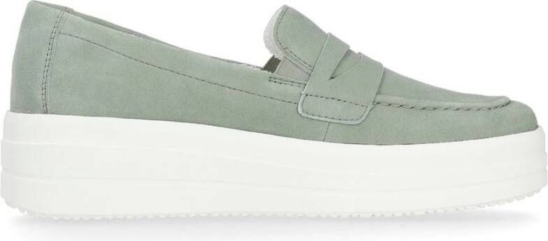 Remonte Groene Casual Gesloten Loafers Vrouwen Green Dames