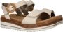 Remonte -Dames off-white-crÈme-ivoorkleur sandalen - Thumbnail 79