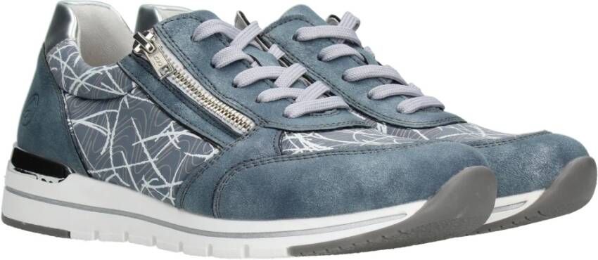 Remonte sneaker met stretch Blauw Heren