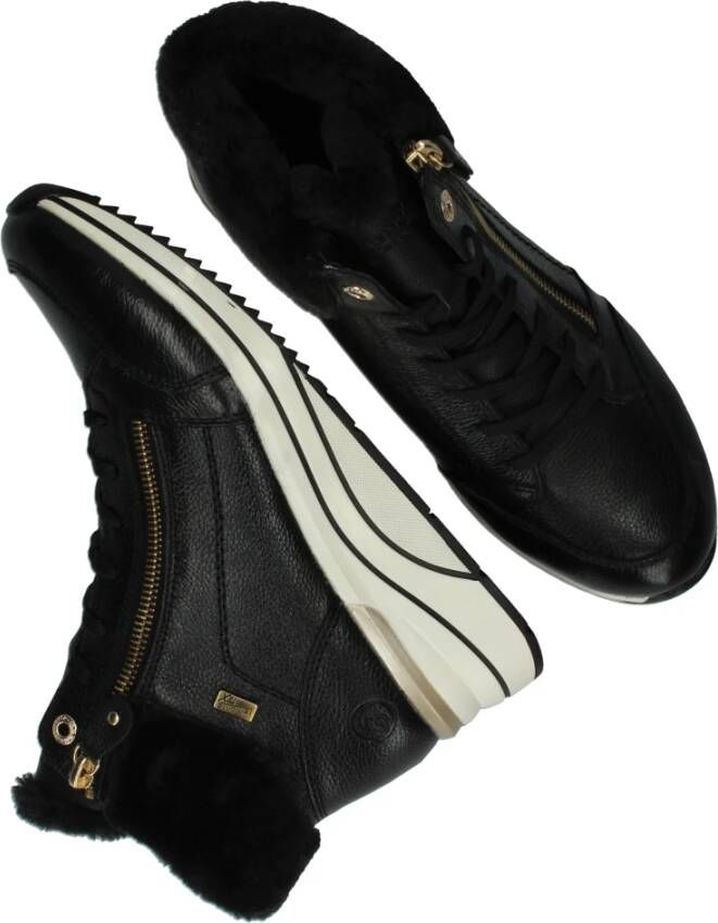 Remonte Warmgevoerde Veterschoenen voor Dames Black Dames