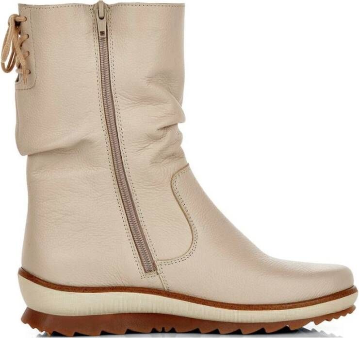 Remonte white casual closed booties Wit Dames