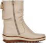 Remonte white casual closed booties White Dames - Thumbnail 7