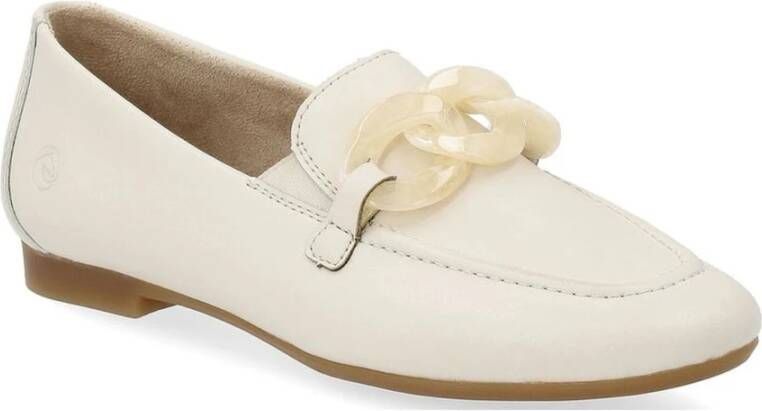 Remonte Witte Gesloten Loafers Dames Schoenen White Dames