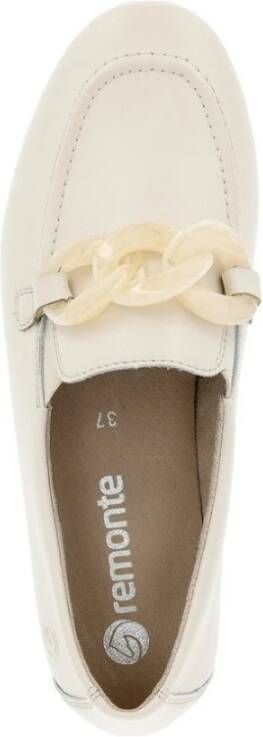 Remonte Witte Gesloten Loafers Dames Schoenen White Dames