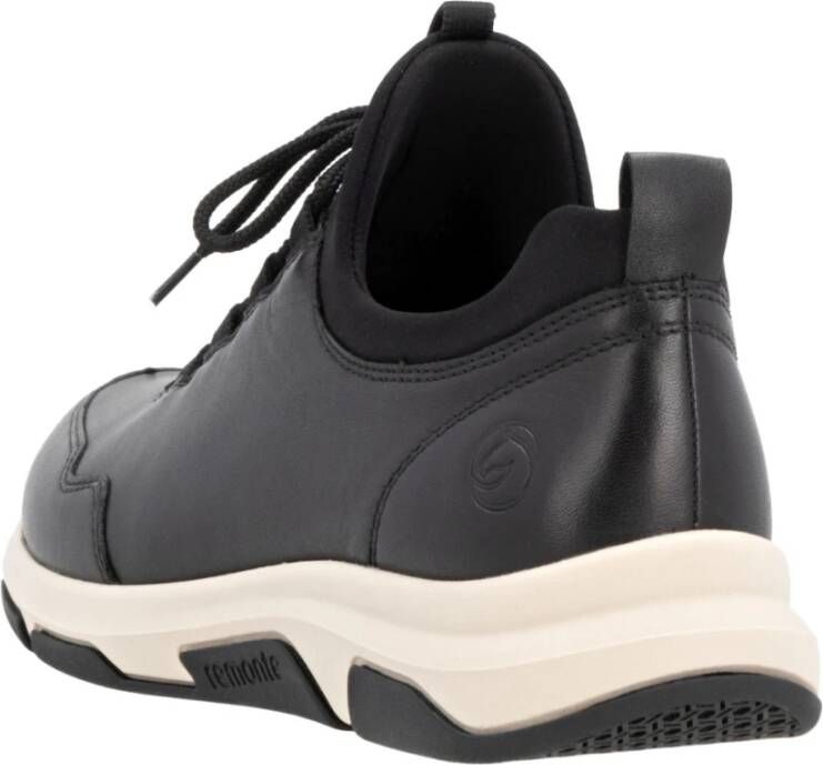 Remonte Zwarte Casual Gesloten Sneakers voor Dames Black Dames