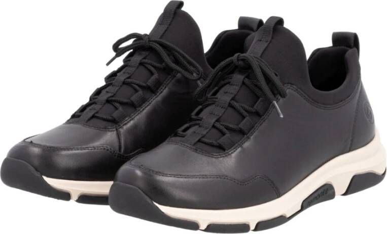 Remonte Zwarte Casual Gesloten Sneakers voor Dames Black Dames