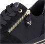 Remonte Zwarte Casual Gesloten Sneakers voor Dames Black Dames - Thumbnail 5