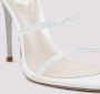 René Caovilla Ivoor Hoge Hak Strass Sandalen Beige Dames - Thumbnail 4