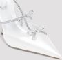 René Caovilla Elegant Ivory Satin Pumps White Dames - Thumbnail 4