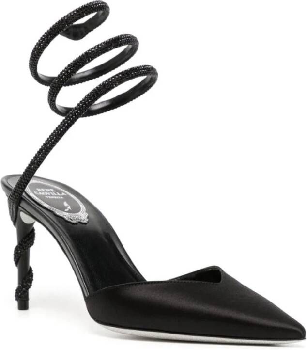 René Caovilla Elegante Zwarte Pumps Black Dames