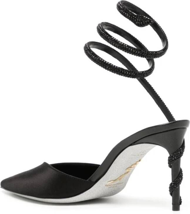 René Caovilla Elegante Zwarte Pumps Black Dames