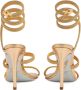 René Caovilla Gouden Cleo Sandalen met Slangen Hardware Yellow Dames - Thumbnail 3