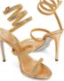 René Caovilla Gouden Cleo Sandalen met Slangen Hardware Yellow Dames - Thumbnail 4