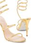 René Caovilla Gouden Cleo Sandalen met Slangen Hardware Yellow Dames - Thumbnail 4