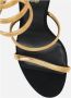 René Caovilla Gouden Metalen Sandalen met Slang Detail Multicolor Dames - Thumbnail 3