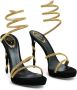 René Caovilla Gouden Strappy Sandalen Black Dames - Thumbnail 2